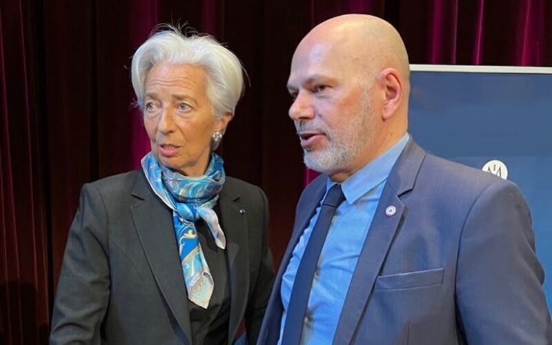 Yves Censi aux côtés de Christine Lagarde - 2022