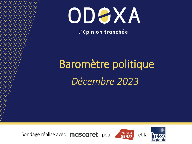 Baromètre politique : Loi immigration, la fièvre dans l’hémicycle, mais peu de contagion sur les réseaux.