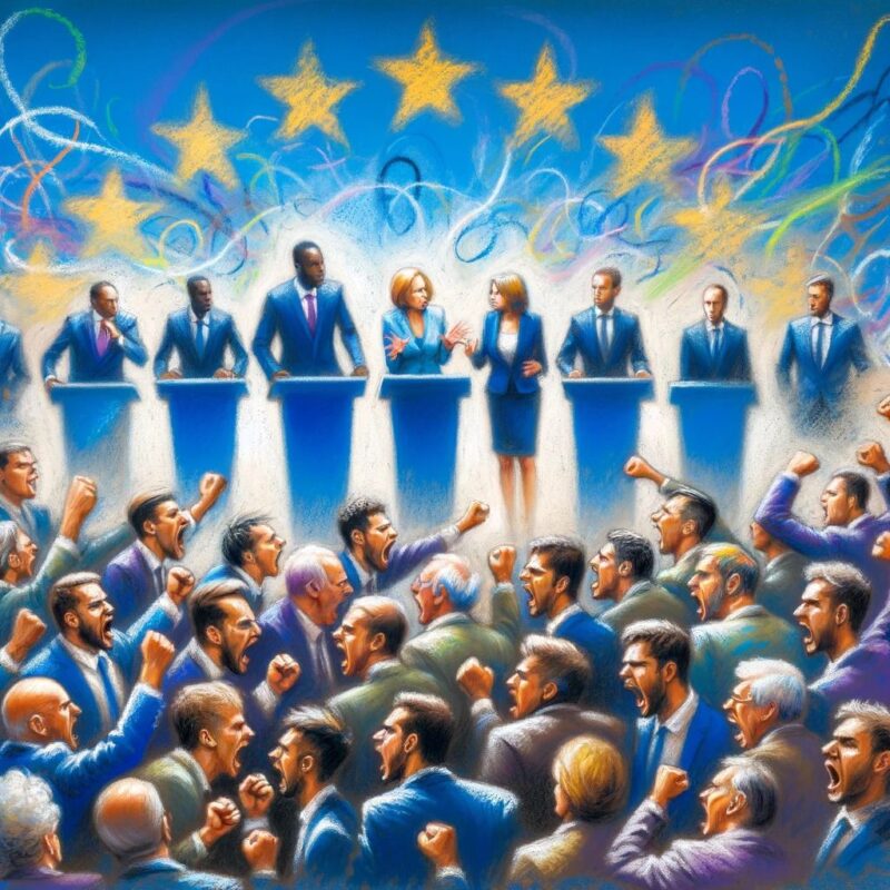 Baromètre politique : dans les médias, entre élections européennes et conflit israélo-palestinien