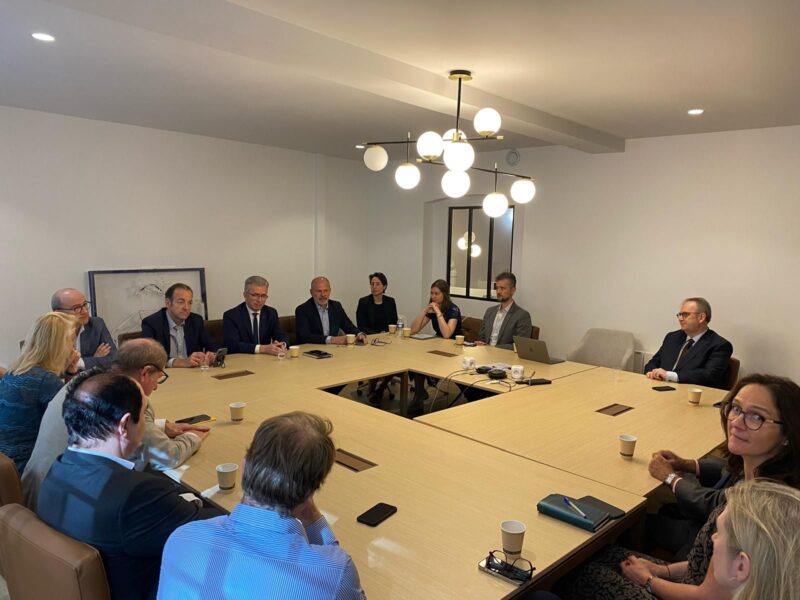 Rencontres Synopia-Mascaret en présence du général et éurodéputé Christophe Gomart